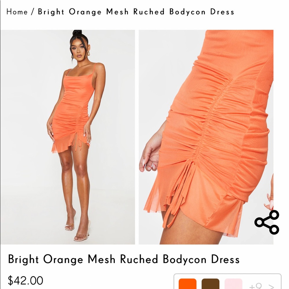 NWT Pretty Little Thing Dress 🧡